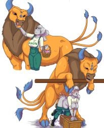 anon bodily_fluids bovid bovine breasts bulge cajuzinho02 cum cum_inside duo faceless_character faceless_female female female_on_feral female_on_taur feral feral_penetrating feral_penetrating_female feral_penetrating_human generation_1_pokemon genital_fluids hi_res horn human human_on_feral human_on_taur human_penetrated interspecies male male/female mammal nintendo penetration pokemon pokemon_(species) pokephilia sex size_difference stable taur tauros zoophilia