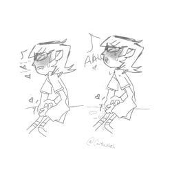 blush cumming harold_(tdi) masturbation only_male tdi total_drama_(series) total_drama_island