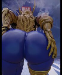 animated ass ass_focus ass_grab big_ass kishi3d magik_(illyana_rasputin) magik_(marvel_rivals) magik_(retro_x-uniform) marvel marvel_rivals tagme video