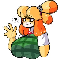 isabelle (animal crossing) from animal crossing by dork boi
