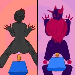 2boys 2girls ass bad_art disembodied_penis doggy_style female forsaken_(roblox) guest_666_(forsaken) guest_666_(tr:ud) lowres male misteregg nervous noob_(forsaken) noob_(roblox) noob_(tr:ud) on_knees penetration roblox roblox_game robloxian self_upload sex simple_background smile tagme the_robloxia:_until_dawn top_down_view yaoi