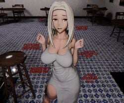 1girls 3d bare_thighs caption cheating cheating_female cheating_mother cheating_wife cleavage dialogue dress drunk fate/kaleid_liner_prisma_illya fate/stay_night fate/zero fate_(series) female irisviel_von_einzbern large_breasts looking_at_viewer mature mature_female mature_woman milf mother netorare ntr red_eyes sic_phuck solo solo_female solo_focus white_hair