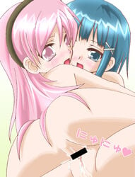 censored female multiple_girls okuwaka_tsubomi strawberry_panic strawberry_panic! tribadism tsukidate_chiyo yuri