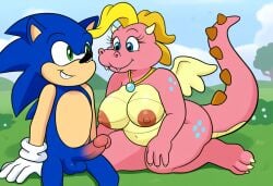 ai_generated cassie_(dragon_tales) dragon_tales sonic_(series) sonic_the_hedgehog sonic_the_hedgehog_(series)