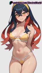 1girls ai_generated carmine_(pokemon) curvaceous curvy curvy_body curvy_female electroworld female female female_focus female_only inviting_to_sex nintendo pokemon seductive seductive_look seductive_pose solo solo_female underwear voluptuous voluptuous_female