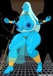 angry arm_bracelets barefoot belly_dancer blue_diamond_(steven_universe) blue_skin cartoon_network chain_leash chain_pull collar femsub gamorrean gamorrean_guard guard harem_girl harem_outfit huge_breasts jabba's_palace leg_bracelets legwear maledom milf prisoner resisting_rape satoshi_takei silhouette slave slave_collar slave_outfit slavegirl star_wars steven_universe thick thick_thighs