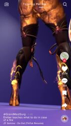 3d 3d_animation 9:16 animated ass ass_focus cringe ember_(warframe) ember_heirloom_(warframe) female grandmastersurgeon only_female presenting_hindquarters pussy robot robot_girl shorter_than_30_seconds squatting tagme tiktok tiktok_trend tiktok_username vertical_video video warframe wobbling_ass