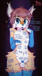 ande_(hima_nsfw) animal_genitalia body_writing cock cute cute_femboy cute_male duck femboy fur furry hima_nsfw solo tagme wholesome_body_writing