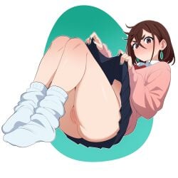 1girls anus ass axfa ayase_momo big_ass big_thighs blush bottomless bottomless_skirt breasts brown_eyes brown_hair butt choker dandadan earrings female female_focus female_only gyaru hairless_pussy innie_pussy kneehighs kogal legwear light_skin looking_at_viewer loose_socks maidcousin medium_breasts miniskirt no_panties pout presenting presenting_pussy pussy school_uniform schoolgirl schoolgirl_uniform short_hair skirt socked_feet socks solo solo_female solo_focus tagme thick_hips thick_legs thick_thighs thighs upskirt vagina white_socks