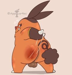 ass big_boy chubby furry gay pignite pokemon spanking spanking_ass