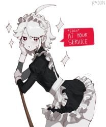 maid menchi_(oc) petite radon1014