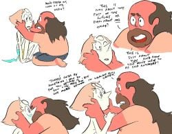 cartoon_network color_edit colored colored_edit colored_sketch english_text gem_(species) greg_universe human official_art pearl_(steven_universe) rebecca_sugar_(artist) steven_universe text