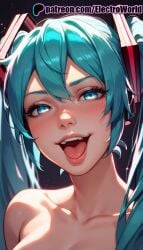 1girls ai_generated curvaceous curvy curvy_body curvy_female electroworld female female female_focus female_only hatsune_miku inviting_to_sex seductive seductive_look seductive_pose solo solo_female vocaloid voluptuous voluptuous_female