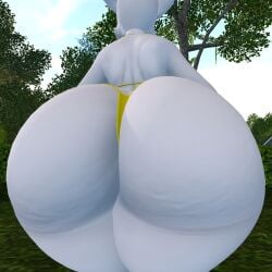 big_ass bubble_butt female ferialexonar furry huge_ass thick_thighs wide_hips