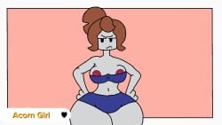 1girls acorn_hair animated areolae artist_request blue_bra blue_clothing breasts grey_skin hands_on_hips hips loop massive_ass medium_breasts roblox robloxian shorter_than_10_seconds source_request swaying_ass swaying_breasts tagme thick_thighs thighs traced traced_animation video