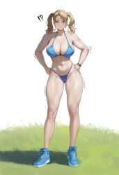 aged_up ai_generated bikini bubbles bubbles_(powerpuff_girls) toned_female