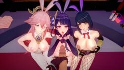 1boy 1boy3girls 3girls 3girls1boy aether_(genshin_impact) almost_naked almost_nude areola areolae begging begging_for_cum big_breasts big_breasts big_breasts big_penis breasts breasts breasts breasts_out bunny_ear bunny_ears bunnysuit busty busty_female busty_girl collar eyes female/female/female/male females fffm fffm_foursome fishnet fishnet_legwear fishnets foursome genshin_impact gloves gold_eyes grabbing grabbing_own_breast hair hair_accessory hair_ornament half-dressed half_dressed half_naked half_nude hand_on_penis hands hands_on_breasts hands_up huge_boobs huge_breasts huge_breasts huge_cock huge_cock indoor indoor_nudity indoors indoors_nudity inside kneeling kneeling_down kneeling_female kneeling_on_ground kneeling_position koibito_(koibito0928) kujou_sara large_boobs large_breasts large_tits light-skinned_female light-skinned_male light_skin long_penis looking_at_another looking_at_partner looking_at_viewer male male/female/female/female male_pov masturbation mostly_naked mostly_naked_female mostly_nude mostly_nude_female multiple_females multiple_girls nipples penis penis_out pinch pinching pinching_nipple pinching_nipples pinching_own_nipple pinching_own_nipples pink_hair pov pov_male purple_eyes purple_hair raiden_shogun straight thigh_highs thighhighs tongue tongue_out topless topless_female unseen_male_face yae_miko