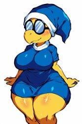 1female 1girl 1girls 2024 2024s ai_generated big_breasts breasts crossgender curvaceous curvy curvy_figure fang fang_out female female_focus female_only genderswap genderswap_(mtf) genitals glasses huge_breasts kamek koopa koopa_troopa large_breasts mario_(series) mtf_crossgender nai_diffusion nintendo round_glasses rule63 rule_63 shortstack shy simple_background stable_diffusion super_mario_bros. teeth thick thick_hips thick_legs thick_thighs thighs voluptuous voluptuous_female white_background whoram wide_hips