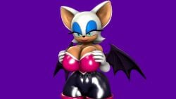 3d 3d_model animated bodysuit breasts_out horny_female mobian mobian_(species) mobian_bat mp4 neckline no_sound rouge_the_bat seductive_eyes seductive_smile sega solo sonic_(series) sonic_adventure_2 sonic_the_hedgehog_(series) spandex_suit tagme theashsfm thick_thighs video