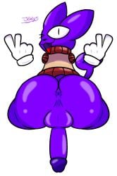 anus big_ass big_penis bob_(superiorfoxdafox) bubble_butt feline huge_balls huge_cock joelbrunox5 looking_at_viewer male_only open_mouth purple_body smiling smiling_at_viewer transparent_background white_gloves winking_at_viewer