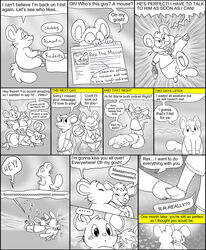 blush comic cute eyewear glasses hamster male mammal monochrome mouse nishi nude oxynard penis rex(mouse) rodent romantic