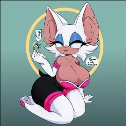 big_breasts breasts breasts brown_skin cleavage cleavage_overflow giant_breasts huge_ass huge_breasts large_ass large_breasts large_hips nyan_o_lantern(artist) pin_up rouge_the_bat small_waist sonic_(series) sonic_the_hedgehog_(series) thick_ass thick_breasts thick_butt thick_hips thick_thighs thigh_boots thighs tiny_waist white_fur wide_hips