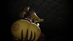 3d 3d_(artwork) alombti bigger_male breasts carrying carrying_another chica_(cally3d) chica_(fnaf) chicken chicken_girl chiku chiku_(cryptia) clawed_fingers claws claws_out consuming crazed_expression crazed_look eating fazclaire's fazclaire's_nightclub femsub five_nights_at_freddy's fredina's_nightclub giant_breasts large_breasts lobotomy monster naked naked_female nude nude_female objectification source_filmmaker source_filmmaker_(artwork) spring_bonnie spring_bonnie_(fnaf) springtrap springtrap_(fnaf) still_alive towering transformation wide_jaw wide_mouth