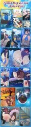 anal_vore bones bones_in_stomach death fatal_vore female femboy futa_pred futanari internal kronguss male male_prey slide valera_pythera vore water water_slide