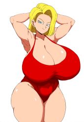 1girls ai_generated alternate_version_available android_18 blonde blonde_hair blonde_hair_female blue_eyes blue_eyes_female cameltoe ch1996art cleavage curvy dragon_ball erect_nipples female gigantic_breasts huge_areolae huge_ass nai_diffusion puffy_nipples short_hair short_hair_female stable_diffusion thick_lips voluptuous wide_hips yellow_hair