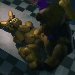 2boys anal_sex animated ass bear bunny five_nights_at_freddy's five_nights_at_freddy's_4 fredbear_(fnaf) gay gay_sex male male/male male_only no_sound penis_in_ass penis_out spring_bonnie spring_bonnie_(fnaf) springyfaze tagme video yaoi