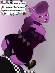 art_trade boner emo emo_boy female_on_male gloomy_loomy_(ragz_pizzle) goth goth_girl poppy_playtime poppy_playtime_oc rizzmodeus_(artist) seducing