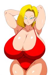 1girls ai_generated alternate_version_available android_18 blonde blonde_hair blonde_hair_female blue_eyes blue_eyes_female cameltoe ch1996art cleavage curvy dragon_ball erect_nipples female gigantic_breasts huge_areolae huge_ass nai_diffusion puffy_nipples short_hair short_hair_female stable_diffusion thick_lips voluptuous wide_hips yellow_hair