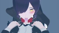 1female 1femboy 3d animated blowjob crossdressing elf fantasy oni playful small_penis sucking_penis teasing xiiinameless