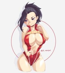 1girls boku_no_hero_academia female jk_arts07 momo_yaoyorozu my_hero_academia solo solo_female tagme yaoyorozu_momo