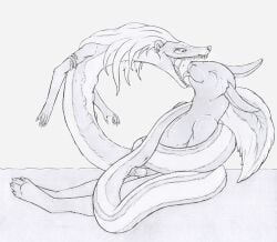 2024 6_nipples anthro anthro_on_feral anthro_only anthro_penetrating anthro_penetrating_feral anus apode closed_eyes coiling draconcopode duo erection female female_penetrated feral feral_penetrated gaping_mouth genitals greyscale hair hi_res hybrid imminent_oral_vore imminent_vore lagomorph legless leporid male male/female male_penetrating male_penetrating_female mammal mephitid monochrome multi_nipple naga nipples nude nyoka open_mouth penetration penile penile_penetration penis penis_in_pussy pussy rabbit serpentine sex skunk strega teats tongue tongue_out vaginal_penetration whiskers zoophilia