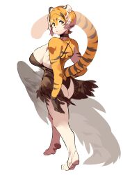 big_ass big_breasts breasts bubble_butt cleavage feline female furry huge_ass huge_breasts mx99926 sideboob thick_thighs tiger tiger_girl wide_hips