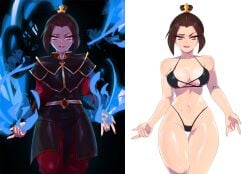 1girls avatar_legends avatar_the_last_airbender azula blue_triangles female female_only fire_nation solo