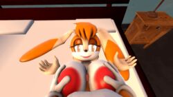 3d animated anthro areolae breasts canine darksorm duo erect_nipples erection female fox huge_breasts lagomorph large_breasts male mammal mature_female nipples nude paizuri penis pov rabbit sex sonic_(series) straight tails vanilla_the_rabbit