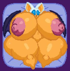 animated big_ass big_breasts fatty furry huge_ass huge_breasts hyper_belly hyper_breasts hyper_thighs overweight_female pixel_animation pixel_art rouge_the_bat sonic_(series) sonic_the_hedgehog_(series) the_inclined_trunk