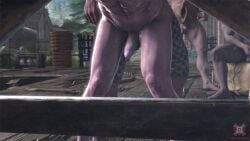 3d anal animated bara blowjob gangbang gay geralt_of_rivia group_sex humiliation male_focus moaning muscle nude obbi_mation outdoors pillory public scar silver_hair sound spitroast tagme tattoo the_witcher_(series) the_witcher_3:_wild_hunt video wince