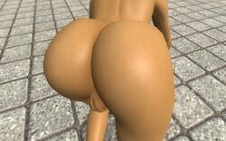 1girls 3d alyx_vance ass bubble_butt completely_nude completely_nude_female female female_only garry's_mod gm_construct half-life half-life_2 human human_female human_only nude nude_female pussy solo