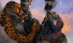 2016 5_fingers animal_genitalia animal_penis anthro anus ass backsack balls barbed_penis big_balls big_penis breasts cheetah cloud cum cum_everywhere cum_on_ass cum_on_back cum_on_body cum_on_head cum_on_penis cum_on_tail cum_on_tongue cum_string cumshot day duo dutch_angle ejaculation feline feline_penis fluffcat full-package_futanari fur futanari herm herm/male hermaphrodite intersex intersex/male jasiri leopard licking liquid looking_back lying male mammal messy multi_genitalia multicolored_fur nude on_back oouna oral orgasm outside penis penis_lick perineum pussy pussy_juice raised_tail sex sitting size_difference sky snow_leopard spots spotted_fur tongue tongue_out vesna