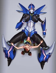 1futa 1girl1futa 1girls alien alien/human alien_girl arcee autobot breasts clothing female futa_on_female futanari human intersex interspecies larger_female miko_nakadai nipples pumpkinsinclair small_but_hung small_dom_big_sub smaller_futanari teenager transformers transformers_prime