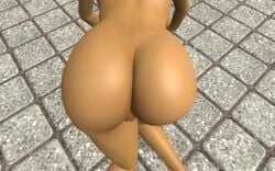 1girls 3d all_fours alyx_vance ass bubble_butt completely_nude completely_nude_female female female_only garry's_mod gm_construct half-life half-life_2 human human_female human_only nude nude_female solo