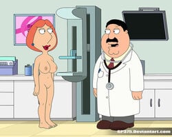 accurate_art_style alternate_breast_size areola breasts family_guy female gp375 innie_pussy large_breasts lips lois_griffin male milf nipples perky_breasts pussy