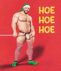 astra_zero gay male male_only tagme 2024 blank_eyes retro_artstyle christmas holidays
