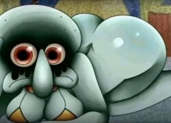 red mist squidward from spongebob squarepants