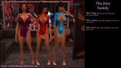 3d asian asian_female asian_milf big_ass big_boobs big_breasts big_tits black_hair brothel_owner busty busty_female caption english english_text family_photo high_heel_sandals high_heels high_resolution hourglass_figure hourglass_figured_female identical_twins mature mature_female mature_woman milf milf_body mother_and_daughter mother_and_daughters original_character original_characters revealing_clothes revealing_outfit sandles sexy sexy_body sexy_female sexy_pose sim_doe sims sims4 sims_4 sisters sisters_(lore) taiwanese taiwanese_female tanned tanned_body tanned_female tanned_skin teenage_female teenage_girl teenager text text_bubble the_sims the_sims_4 twin_sisters twins twins_(lore) young_female
