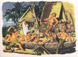 1944 gay james_r._bingham male male_only military multiple_boys muscular original tagme textless traditional_media