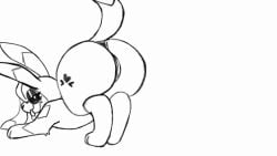aircraft airplane animated anthro ass_to_ass ass_up butt butt_squish eevee eeveelution fan_character female female/female feral generation_1_pokemon generation_4_pokemon gift glacenyon glaceon hot_dogging intersex intersex/female meme mimiiiiii nintendo pokemon pokemon_(species) pussyjob sex shake solo squish twitter vehicle